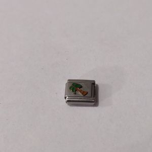 Palm Tree 🌴 Italian Link Stainless Steel Nomination‎ Style Charm